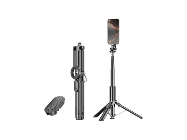 &uu TRIPODE  CELULAR Y GOPRO + BT 1,8MTS WEP-P27-MF